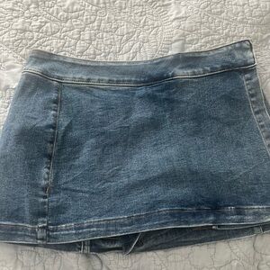 Garage Classic Blue Denim Mini Skirt